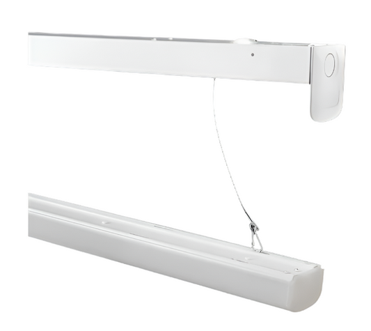 UL & DLC Listed LED Low Bay Light, 8FT CCT & Wattage Tunable Strip Light