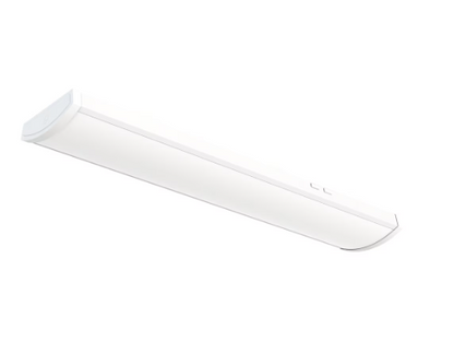 4FT LED Wide Wraparound Fixture with Lumen Switching - Lumens Depot
