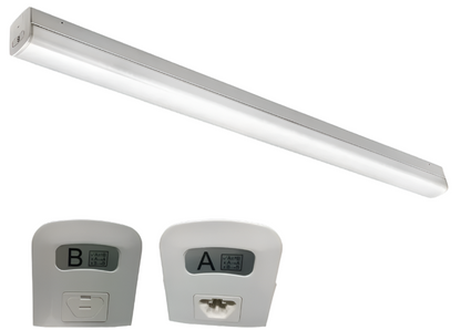 UL & DLC Listed LED Low Bay Light, 8FT CCT & Wattage Tunable Strip Light - Lumens Depot