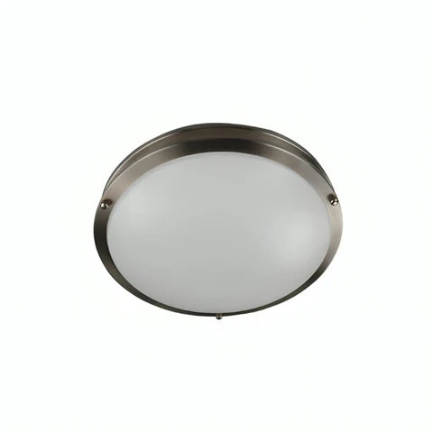 Double Ring LED Flush Mount Ceiling Fixture, 30W, 2250 Lm,  2700K/3K/3500K/4K/5K Adj CCT, 120 VAC, 16in, Triac Dimmable - ETL & ES Listed - Lumens Depot