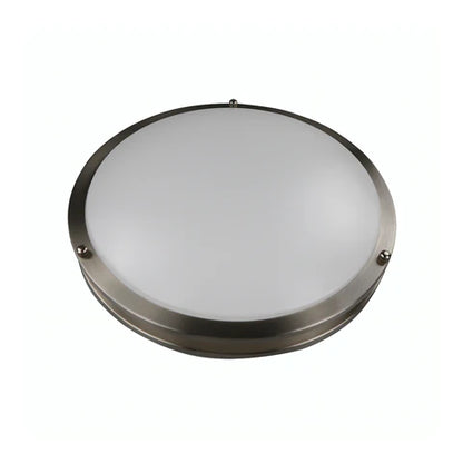 Double Ring LED Flush Mount Ceiling Fixture, 30W, 2250 Lm,  2700K/3K/3500K/4K/5K Adj CCT, 120 VAC, 16in, Triac Dimmable - ETL & ES Listed - Lumens Depot