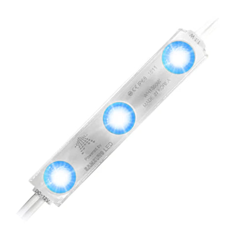 LED Sign Module - 0.72W - 66 Lumens - Blue - 12V DC - 180° Beam Angle - With Diffuser - IP68 Waterproof - CE & ROHS Listed - Lumens Depot