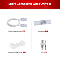 110V 7x13mm RGB LED Lite Strip Connector Kit