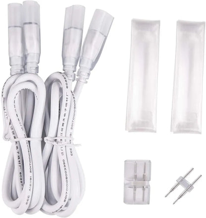 LED Neon Light Strip Connector Kit - 110V, 7x14.5mm - ProSelect Neon - Lumens Depot