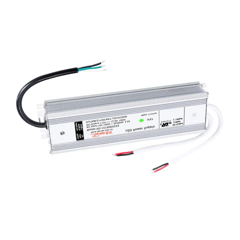 150W 12V DC LED Power Supply - IP67 Waterproof - UL Listed - High Efficiency Outdoor Driver - Lumens Depot
