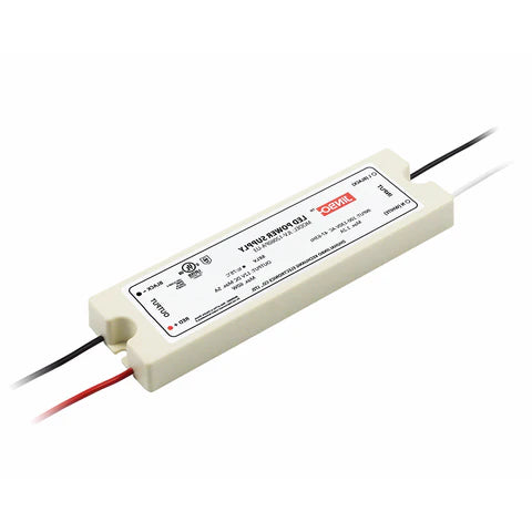60W 24V DC LED Power Supply - IP65 Waterproof - UL Listed - Constant Voltage Driver - Lumens Depot