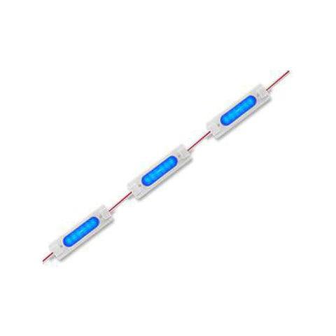 High Efficiency LED Module - 1.8W - Blue - 12V DC - 150° Beam Angle - IP65 Waterproof - UL Listed - Lumens Depot