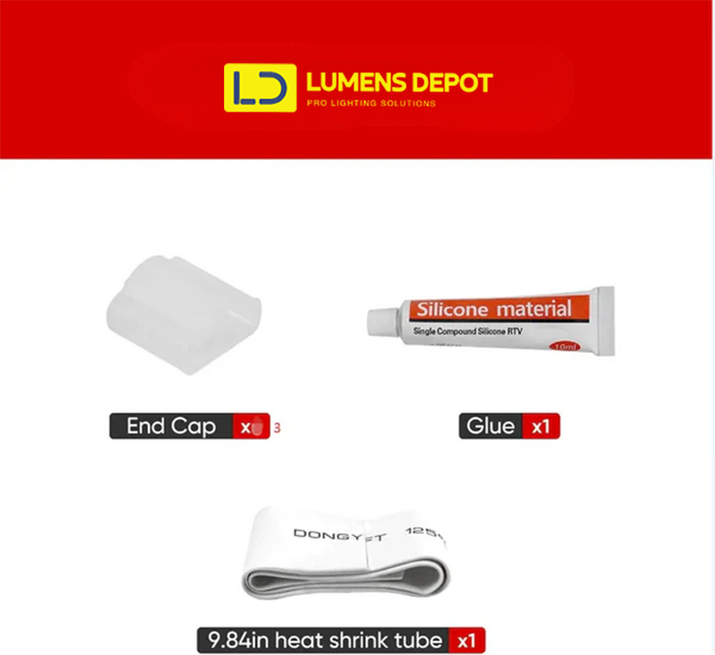 Connector Pack for 110V Candy Cane and Patriotic LED Rope Lights