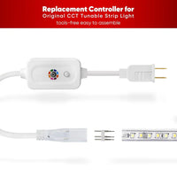Extra Controller Kit for 110V 7x13mm Eco CCT Tunable White Strip