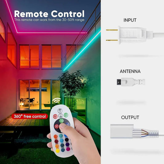 Extra Controller Pack for 110V 10x20mm RGB Eco Neon Light