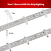 Premium Mounting Pack for 110V Eco, CCT & RGB LED Strips