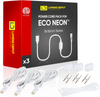Extra 5ft Power Cord for 110V Led Neon Rope Light Super Bright