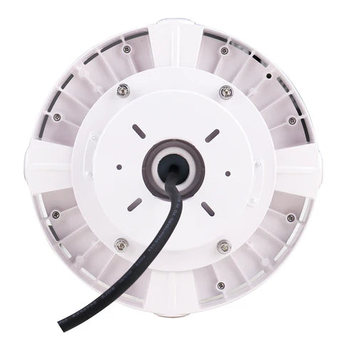 LED Parking Garage Light - 60W - 6,900 Lumens - 5000K Daylight - IP65 Waterproof - DOB Technology - UL Listed - 120-277V - White Housing - Lumens Depot