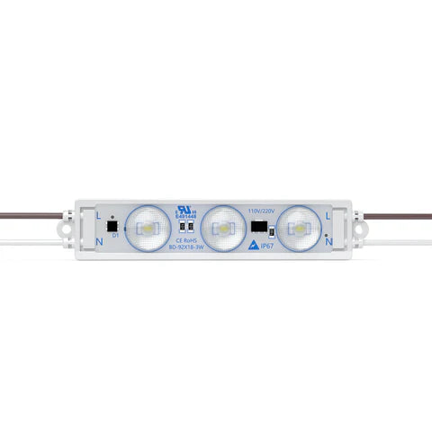 3W LED Modules - 350 Lumens - 10000K White - 110V AC - UL Listed - High-Brightness Lighting Solution - Lumens Depot