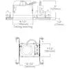 6" Aluminum Recessed Lighting Housing for New Construction – Shallow Ceiling, IC Rated, Air-Tite Design