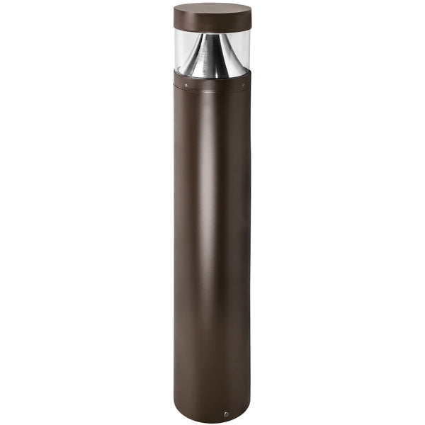 LED Bollard Light – 24W/19W/14W Round Pole - Wattage & Color Selectable - Outdoor Pathway Lighting - Lumens Depot