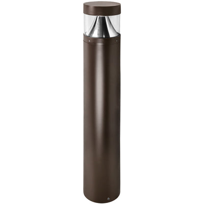 LED Bollard Light – 24W/19W/14W Round Pole - Wattage & Color Selectable - Outdoor Pathway Lighting - Lumens Depot