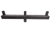 Low Profile Bullhorn with 3 Vertical Tenons at 180° – Heavy-Duty Pole Adapter for LED Area Lights