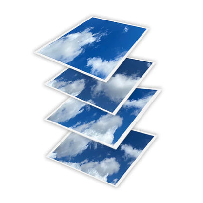 LED Ceiling Panel Light, Cloud Design, 2x2, 39 Watts, CCT- 6000K, 5070 Lumens - Lumens Depot