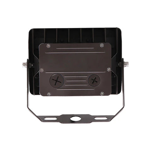 2nd Gen 50W LED Flood Light – U-Shaped Bracket - Bronze Housing – High Lumen Outdoor Security & Area Lighting - Lumens Depot