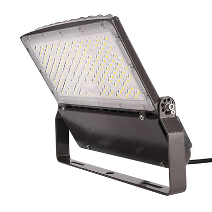 LED Parking Lot Light, 100W, 5000K, 13,000 Lumens, 100-277 VAC, Slip Fitter Mount