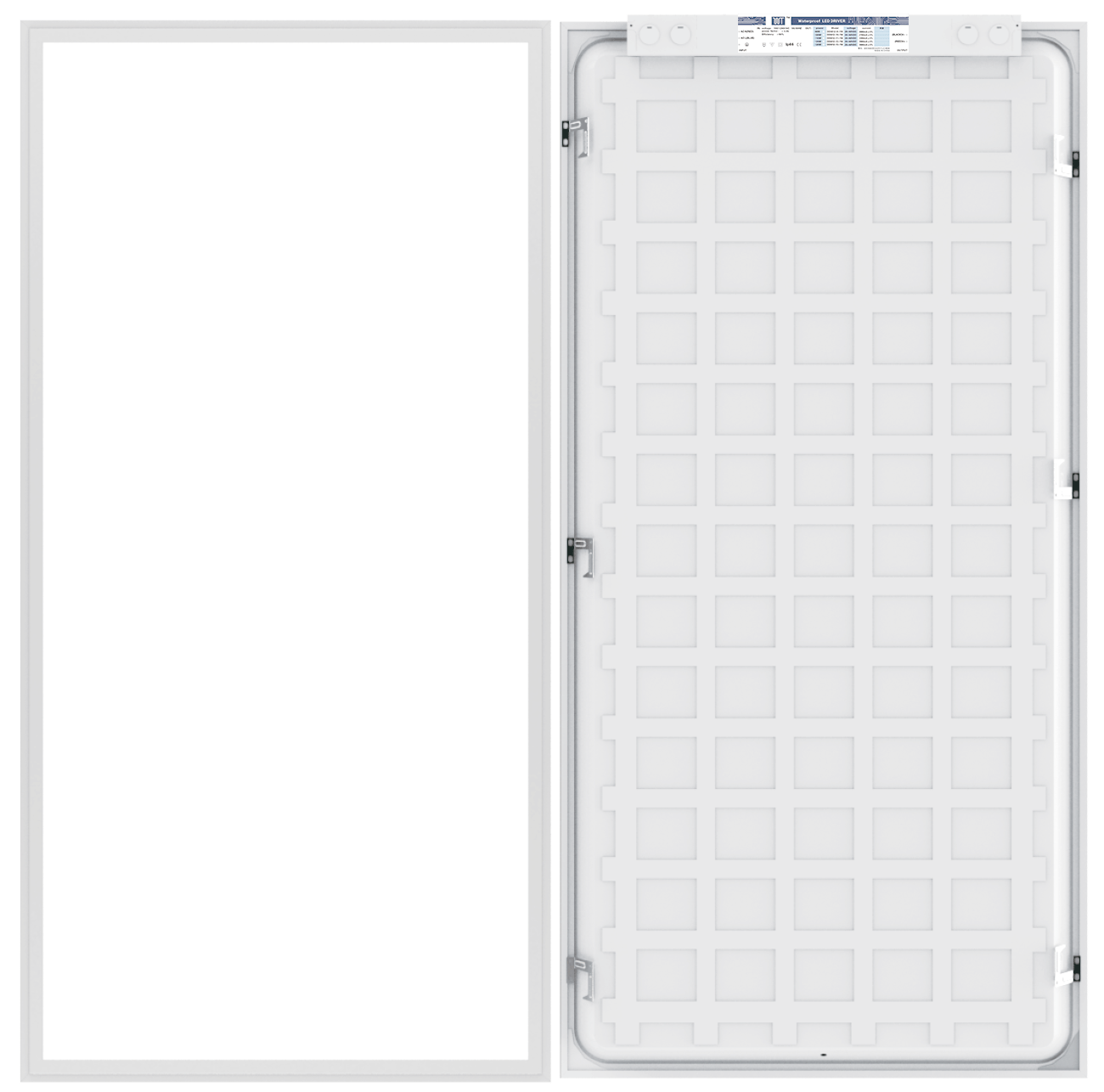 2x4 LED Panel Light, Selectable Wattage (30W/40W/50W) and CCT (3500K/4000K/5000K) with 130LM/Watt, 0-10V Dimmable, Backlit - ETL & DLC Premium - Lumens Depot