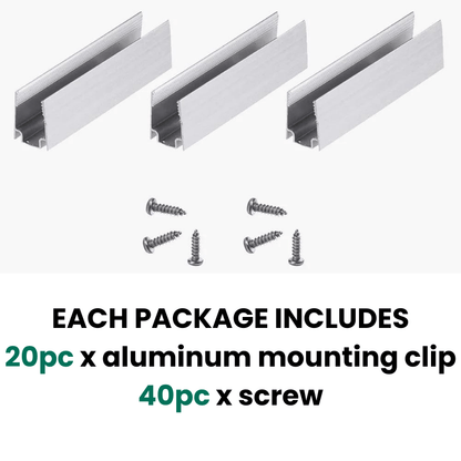 Additional Mounting Kit for 110V Single Color LED Neon Lights - Lumens Depot