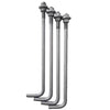 Galvanized Steel Anchor Bolts for Light Poles - Pre-drilled, Suitable for 30ft Poles