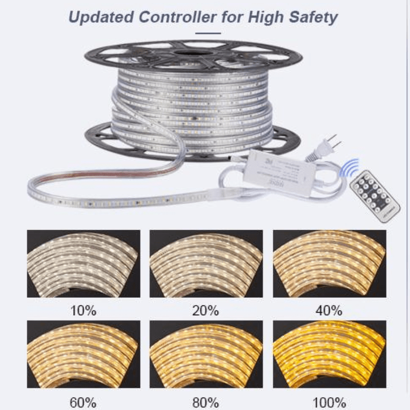 LED Dimmer for ProSelect Strip - 110V 6x10mm LEDs - LED Strip Light Controller - Lumens Depot