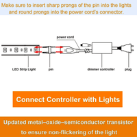 LED Dimmer for ProSelect Strip - 110V 6x10mm LEDs - LED Strip Light Controller