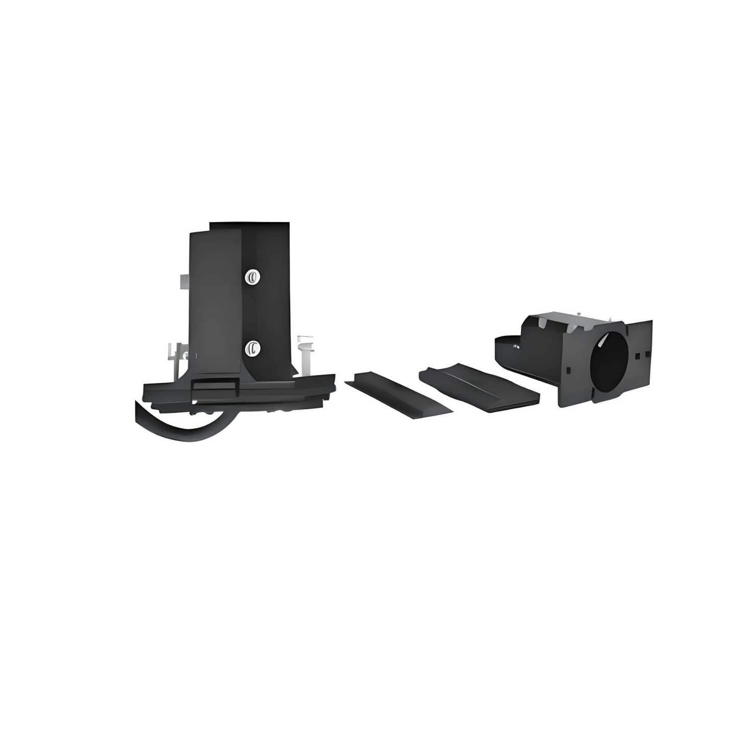 LED Shoebox Light Bracket Universal Mount Round & square - Lumens Depot