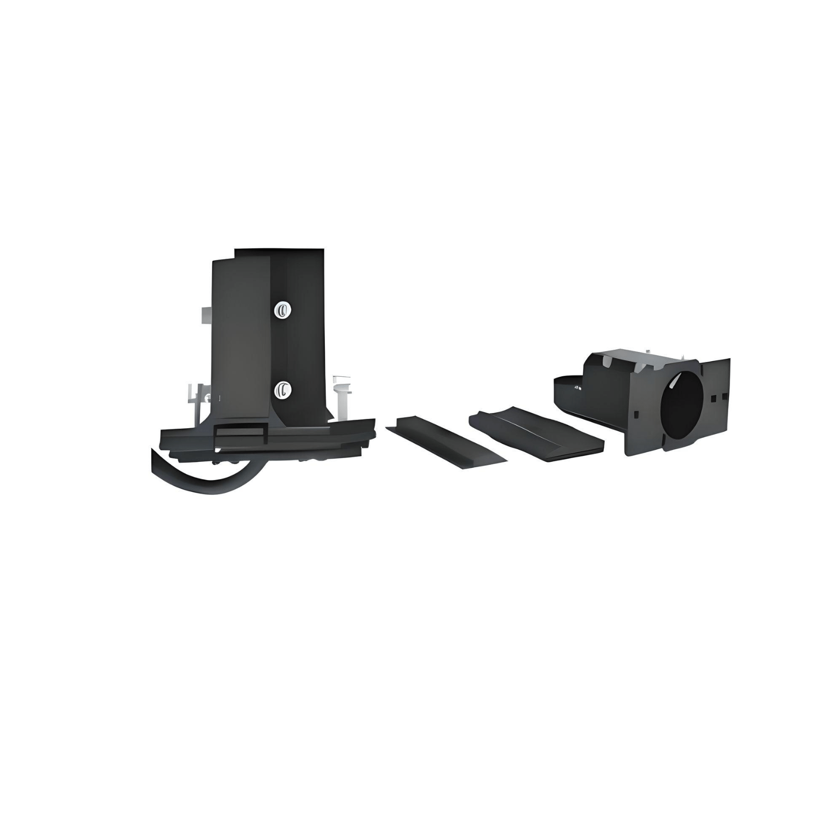 LED Shoebox Light Bracket Universal Mount Round & square - Lumens Depot