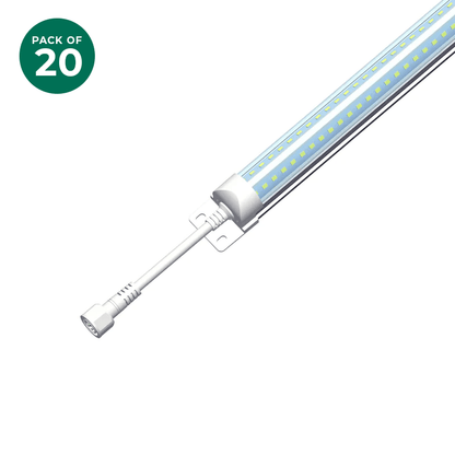 T8 5ft LED Cooler Tube Light- 32W, 4160 Lumens and 6500K, 100V-277V Walk-in Cooler Lights - Lumens Depot