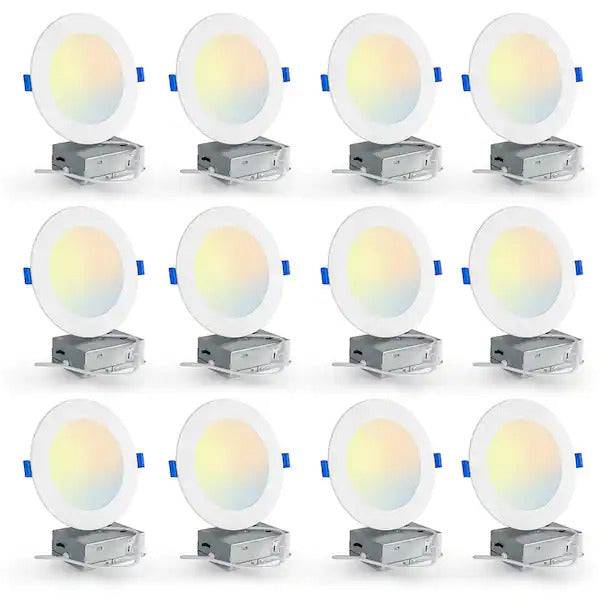 4 Inch 10W Energy Efficient LED Can less Downlights | 5 Adjustable CCT | ETL & Energy Star Certified - Lumens Depot