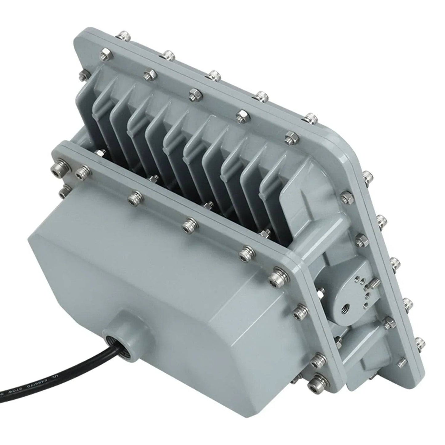 80W LED Explosion Proof Flood Light, D Series, 5000K Non Dimmable, 20250LM, AC100-277V-IP66 - Lumens Depot