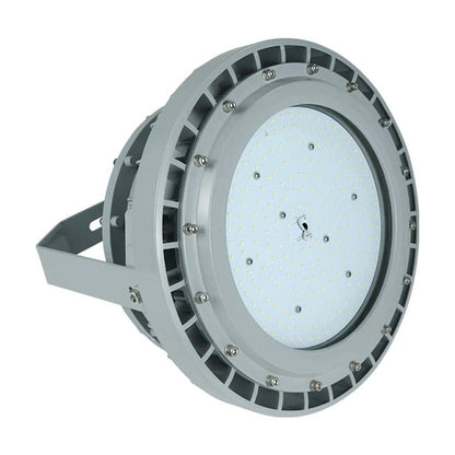 LED Explosion Proof 250W Round High Bay Light Class 1 and Division 1, 5000K- Non-Dimmable, 32500LM, AC100-277V-IP66 - Lumens Depot