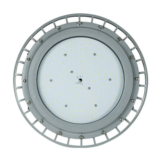 LED Explosion-Proof Light - 80 Watt LED Explosion Proof Round High Bay Light, C Series, 5000K- Non Dimmable, 10800LM, AC100-277V-IP66 - Lumens Depot