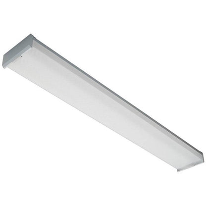 4ft LED Wraparound Light with Selectable Wattage & CCT - 22W/30W/38W - 3500K/4000K/5000K - Prismatic Lens - Lumens Depot