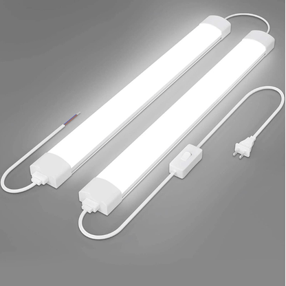 Powerful - 2ft Waterproof Triproof LED Linear Lights for Industrial and Commercial Spaces - Linkable - Lumens Depot