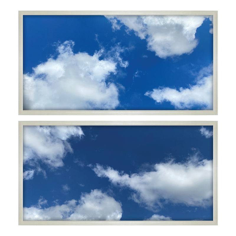LED Ceiling Panel Light-Cloud Design, 2x4, 40W/50W/60W/72W, Selectable CCT 4000K-6500K, 9360 Lumens - Lumens Depot
