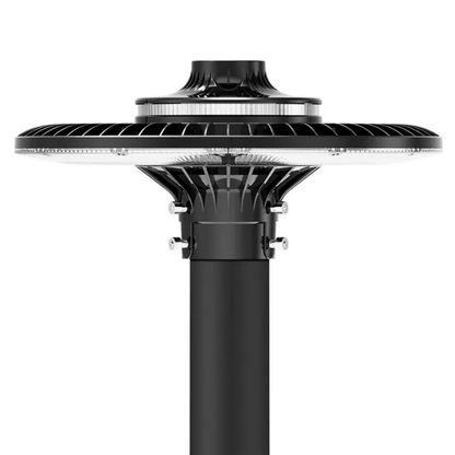 150 Watt LED Post Top Light with Photocell,3000K/4000K/5000K color Temperature and 18,617 Lumens - ETL and DLC Listed - Lumens Depot