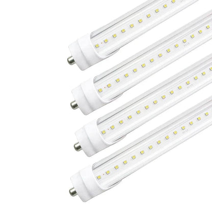 T8 - 8FT FA8 LED Tube Light - 40W, 5000K, 5000 Lumens, ETL Certified Clear Lens - Lumens Depot