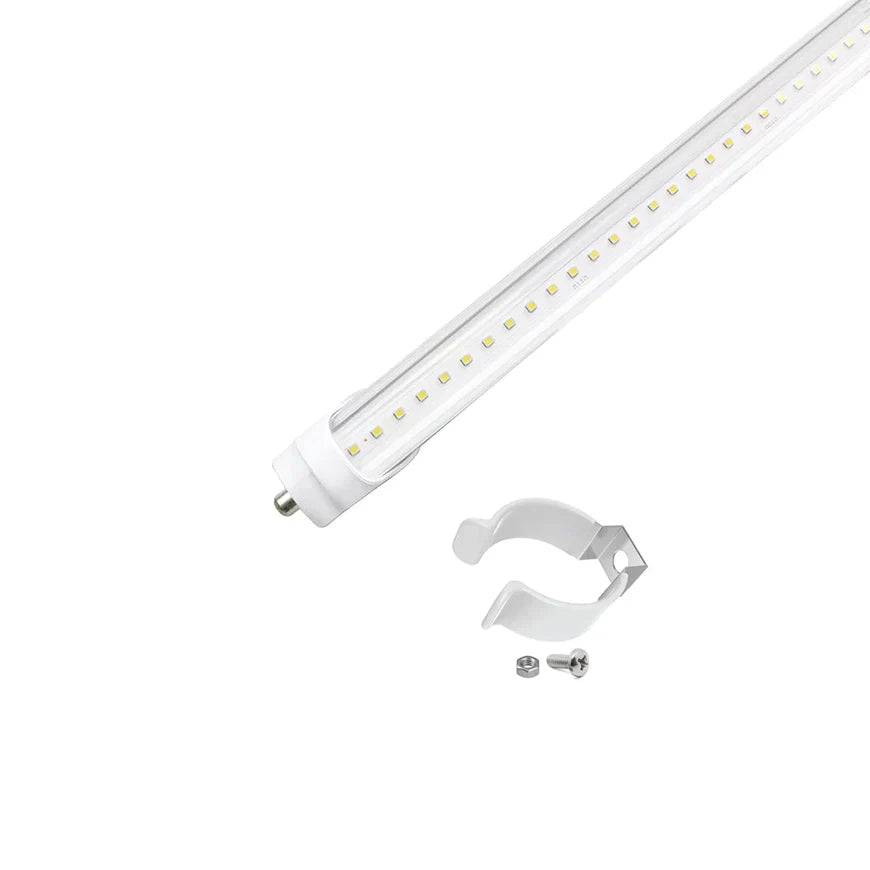 T8 - 8FT FA8 LED Tube Light - 40W, 5000K, 5000 Lumens, ETL Certified Clear Lens - Lumens Depot