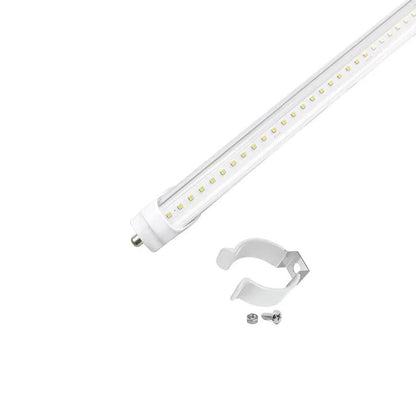 T8 - 8FT FA8 LED Tube Light - 40W, 5000K, 5000 Lumens, ETL Certified Clear Lens - Lumens Depot