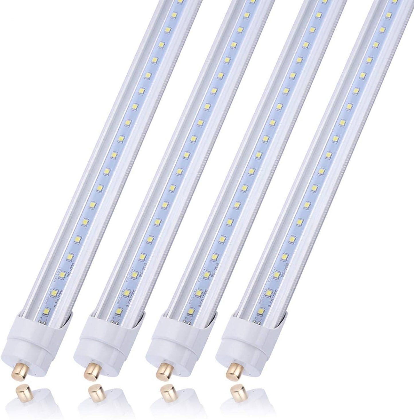 T8 - 8FT FA8 LED Tube Light - 40W, 5000K, 5000 Lumens, ETL Certified Clear Lens - Lumens Depot