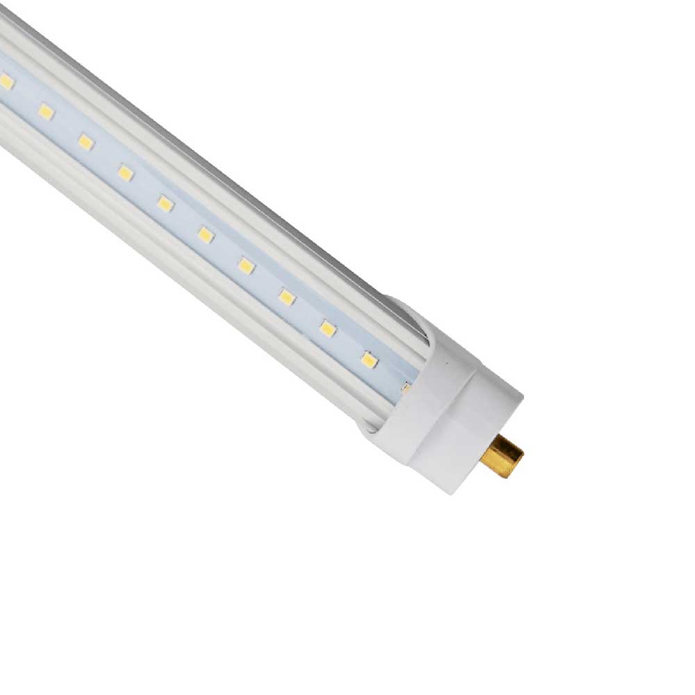 T8 - 8FT FA8 LED Tube Light - 40W, 5000K, 5000 Lumens, ETL Certified Clear Lens - Lumens Depot