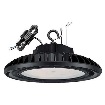 300W UFO LED High Bay Light - 41,000 Lumens, 5000K Daylight, Dimmable, IP65 Waterproof for Industrial and Commercial Use - Lumens Depot