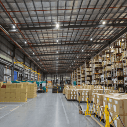 200W UFO High Bay LED Light – 30000 Lumens, 5000K Daylight,0-10V Dimmable, Energy-Efficient Commercial Lighting for Warehouses - Lumens Depot