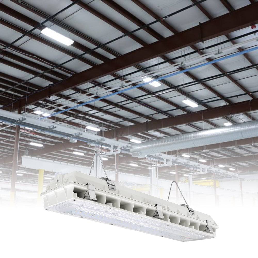 High-Performance Vapor Tight Linear Fixture for Industrial and Commercial Applications - Lumens Depot