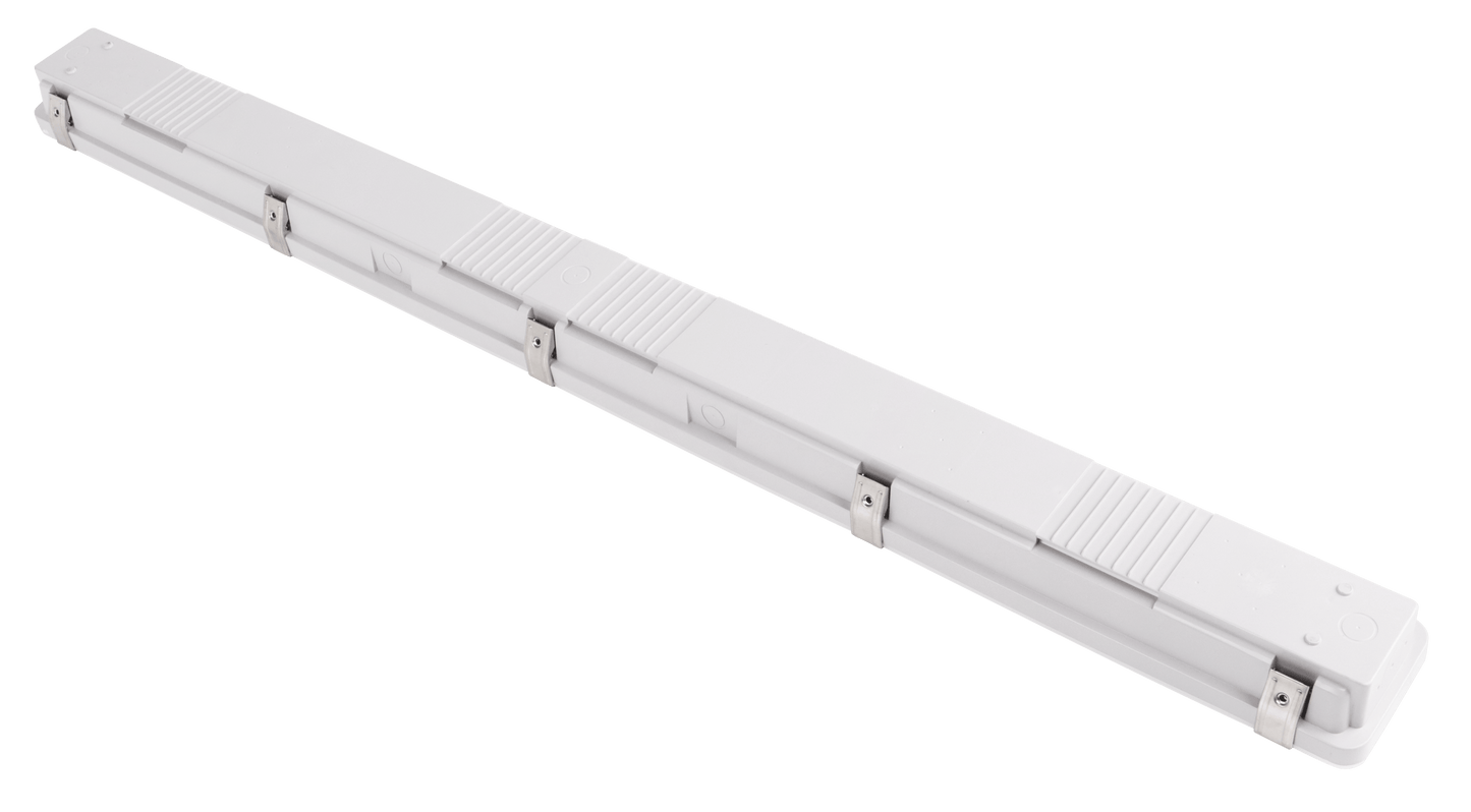4ft LED Vapor Tight Light - Selectable Wattage(50W/40W/30W) & CCT(3000K/4000K/5000K), 130lm/w, 0-10V Dimmable, DLC 5.1 Certified - Lumens Depot